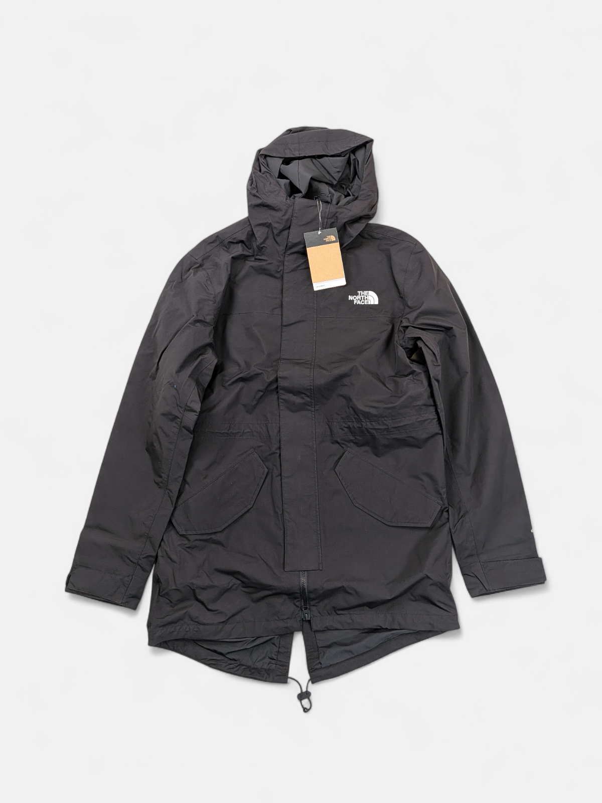 The North Face Womens CITY BRZ RAIN PARKA / Black White / RRP £190