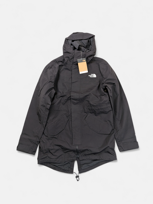 The North Face Womens CITY BRZ RAIN PARKA / Black White / RRP £190
