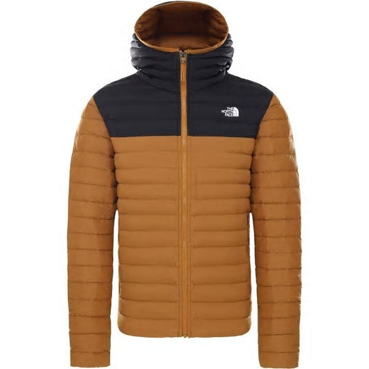 The North Face Mens Stretch Down Hooded Jacket / Timber Tan / RRP £245