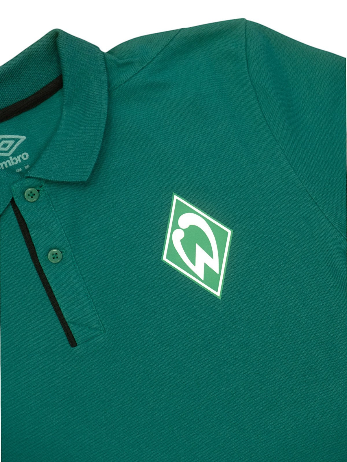 Umbro Mens 2021-22 Werder Bremen Polo Shirt / Green / RRP £45