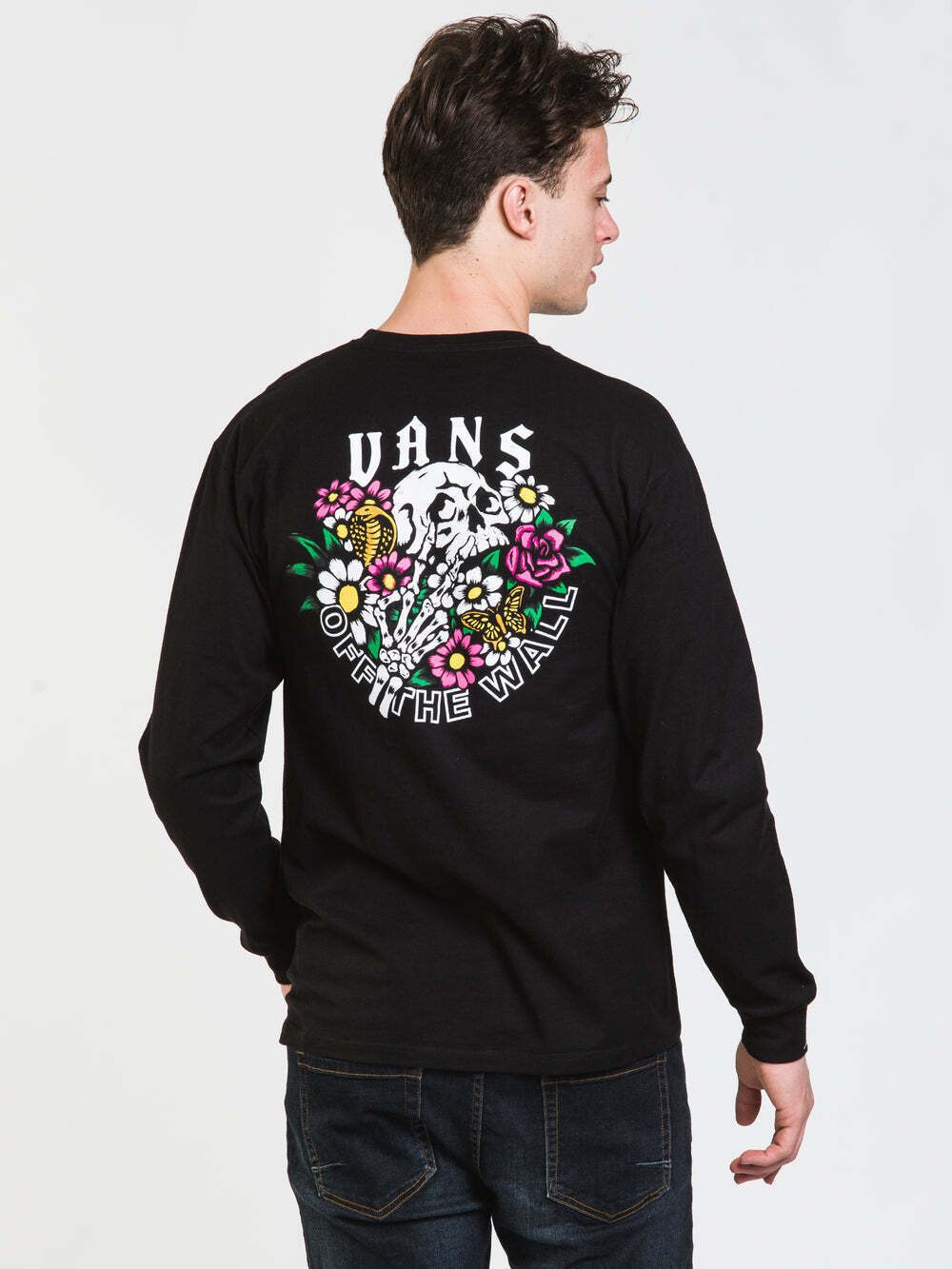 Vans Pushing Up L/S Top / Black / Mens / RRP £30