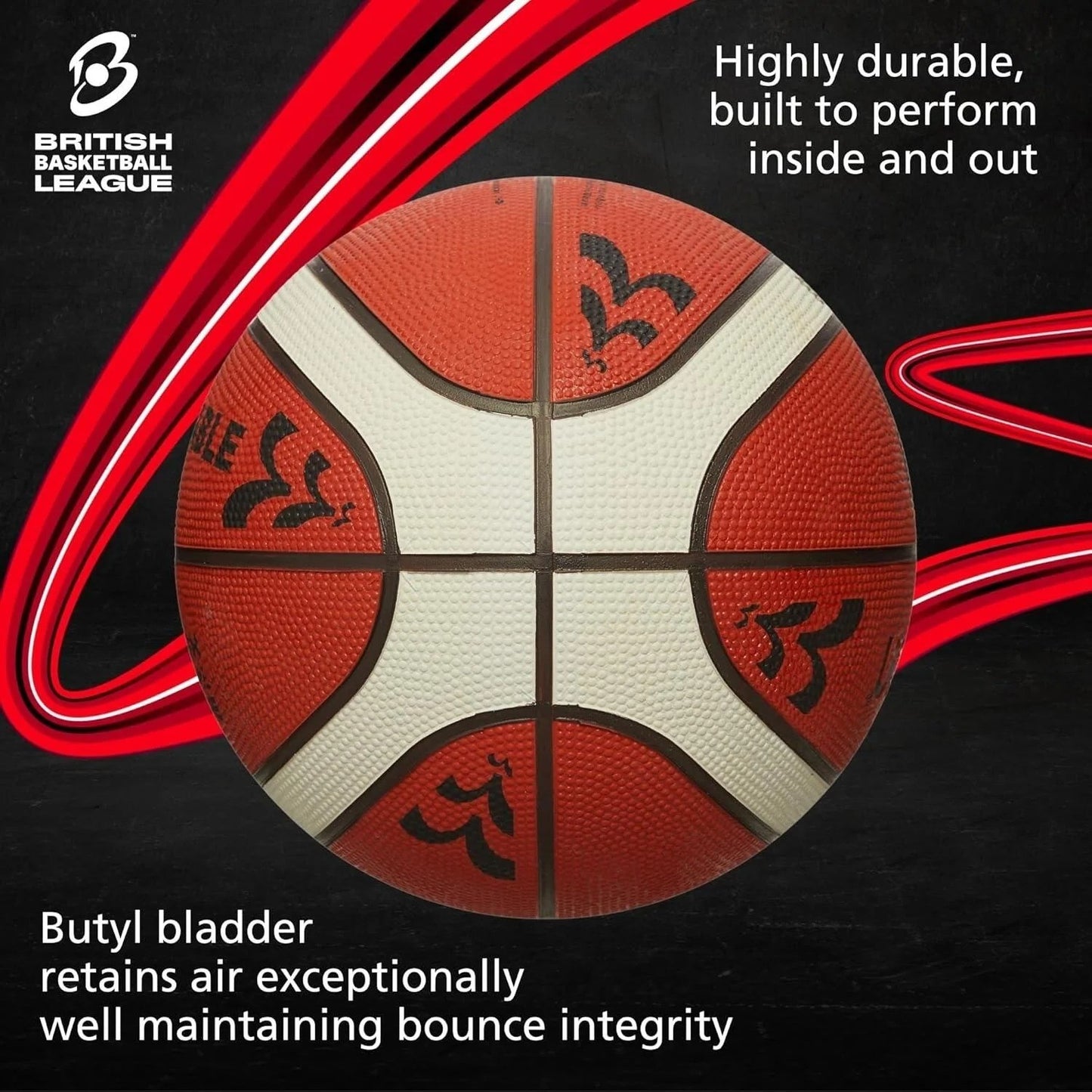 Molten Unbeatable Official BBL Basketball / Brand New / Size 7 / RRP £22