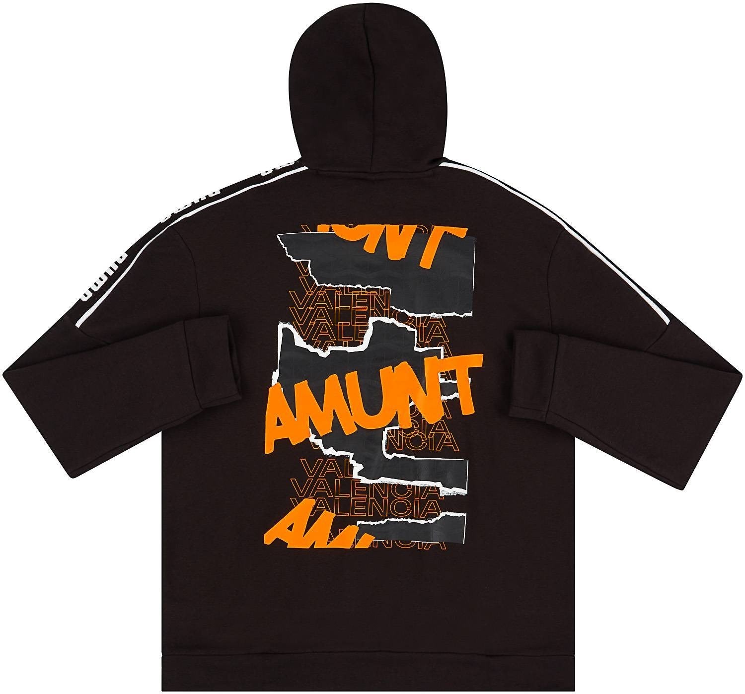 Puma Mens 2020-21 Valencia Puma Ftblculture Hooded Top / Black / RRP £54.99