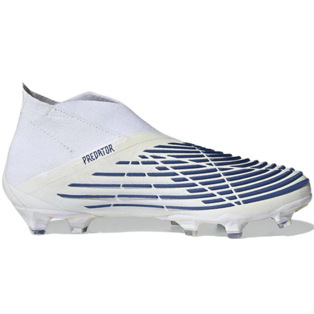Adidas Unisex Predator Edge+ FG Football Boots / White Blue / RRP £230