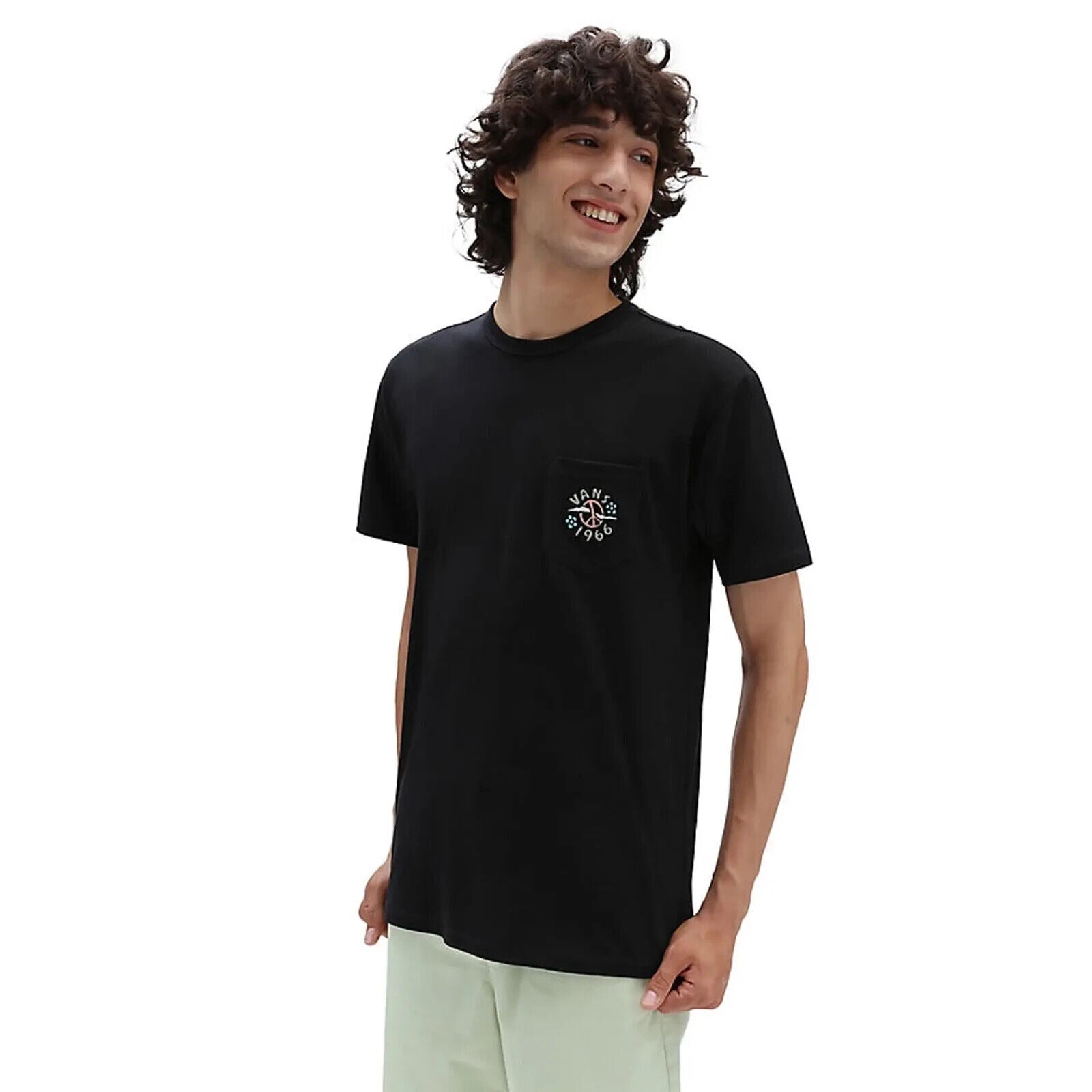 Vans Mens Off The Wall Graphic Pocket T-Shirt / Black / RRP £35