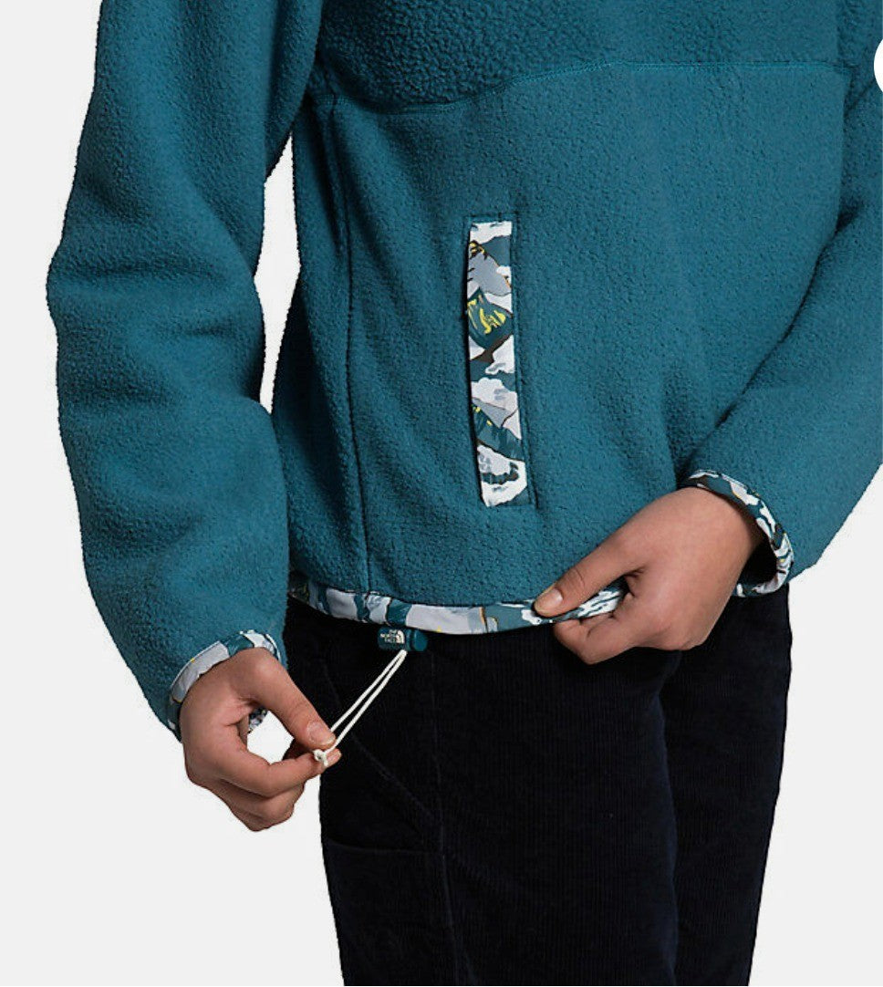 The North Face Womens Liberty 1/4 Snap Fleece / Mallard Blue / RRP £180