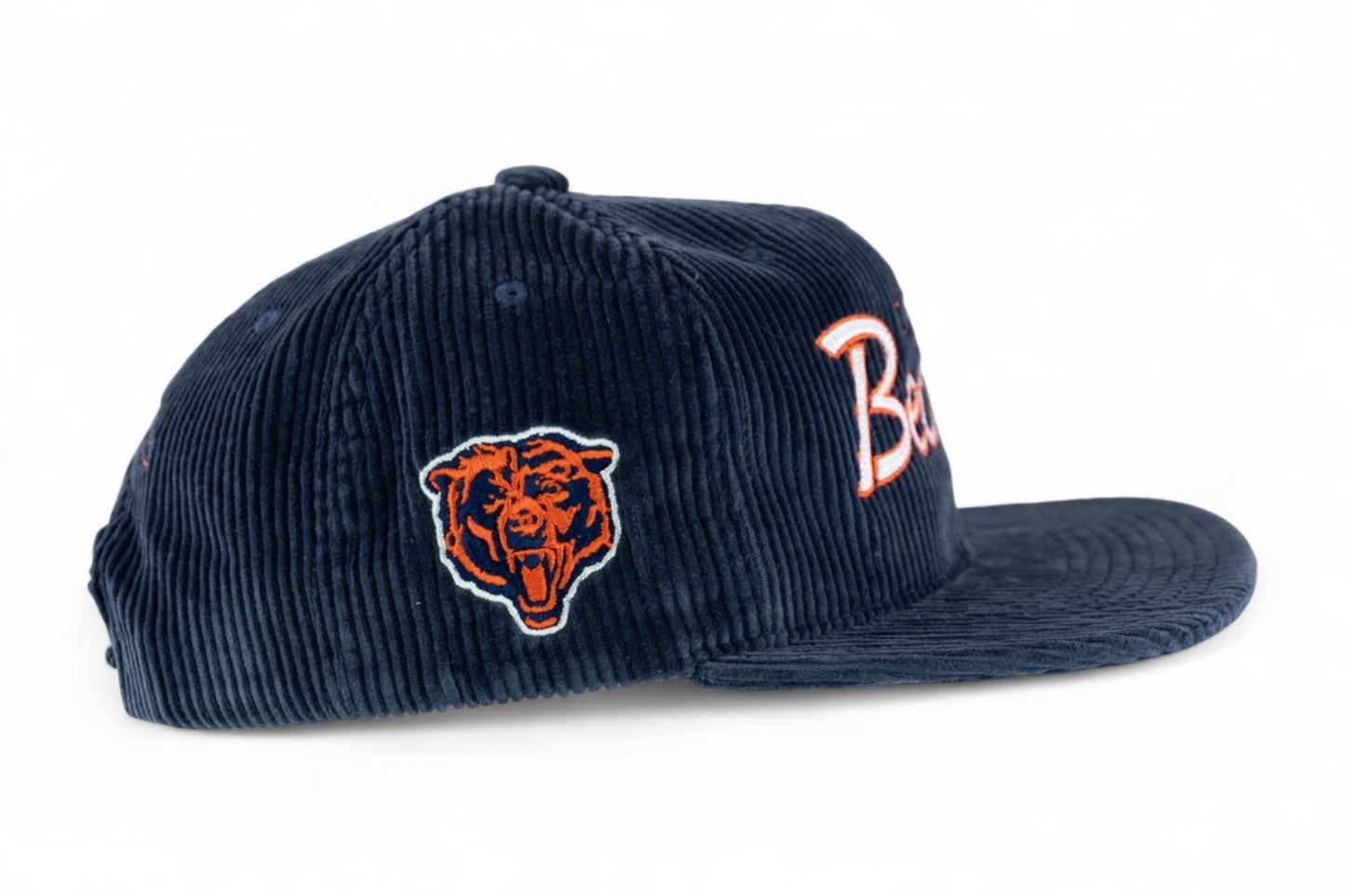 Mitchell and Ness Chicago Bears Retro Cord Snapback / Navy / RRP £30