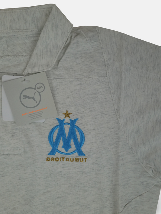 Puma Mens 2018-19 Olympique Marseille Puma Polo T-Shirt / Grey / RRP £37.99