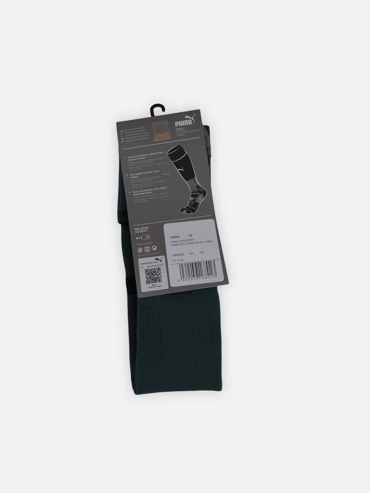 Puma Men's 2019-20 Newcastle Away Football Socks / Green / RRP £14.99