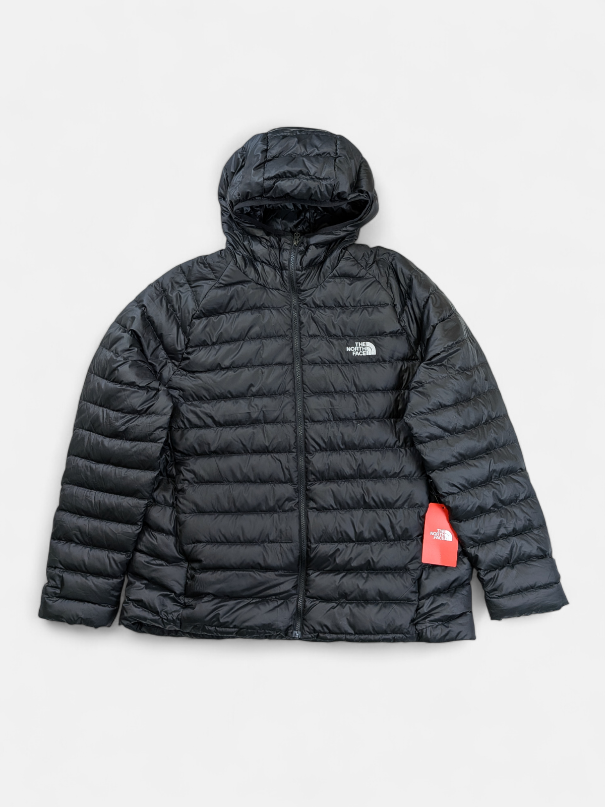 The North Face Mens Stretch Down Hooded Puffer Jacket / Black / RRP £260