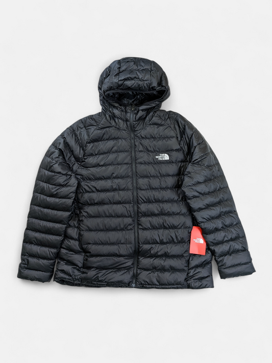 The North Face Mens Stretch Down Hooded Puffer Jacket / Black / RRP £260