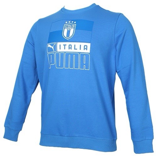 Puma Mens Italy Football Sweat Top / Blue / RRP £40