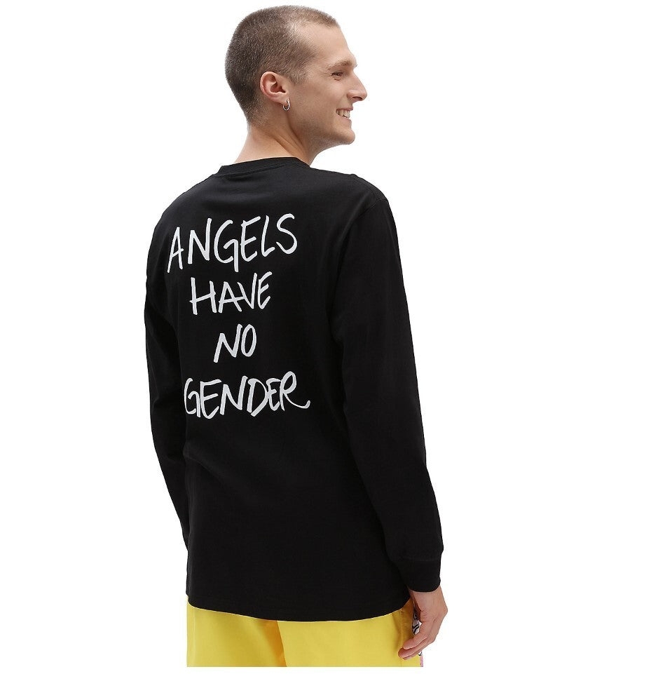 Vans Mens Pride LS T-Shirt / Angel Black / RRP £40