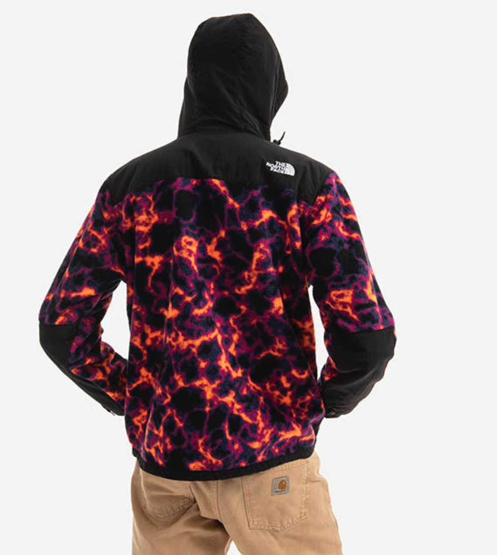The North Face Mens Printed Denali 2 Anorak Fleece / BNWT / Marble Camo Print