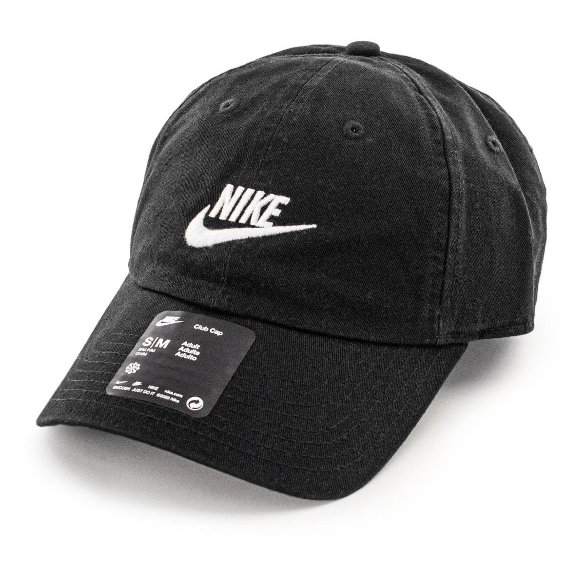 Nike Adult Futura Wash Baseball Cap / Black White / RRP £25