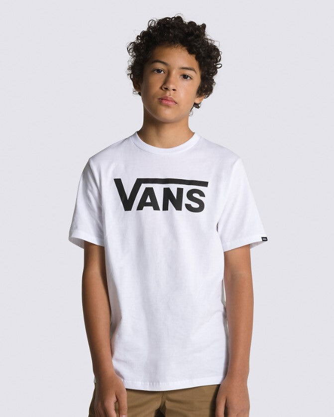 Vans Classic Logo T-Shirt / White-Black / Kids / RRP £21