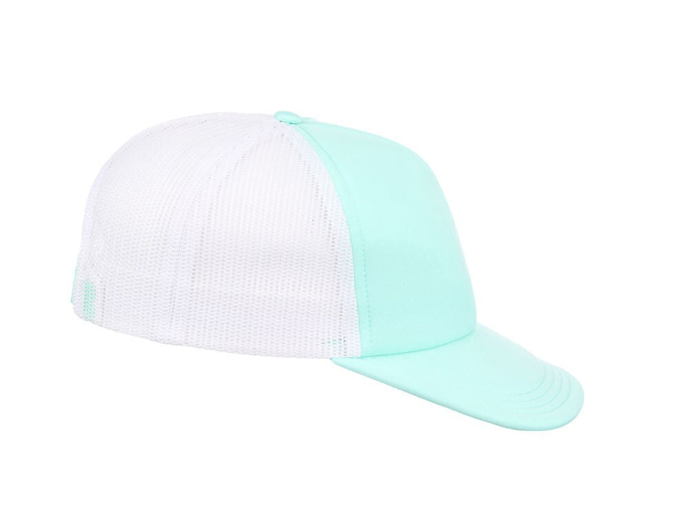 Unisex Screen Foam Trucker Hat / Laurel Green White / £20