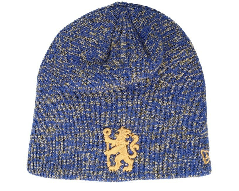 New Era Chelsea Marl Beanie / Navy Gold / RRP £28