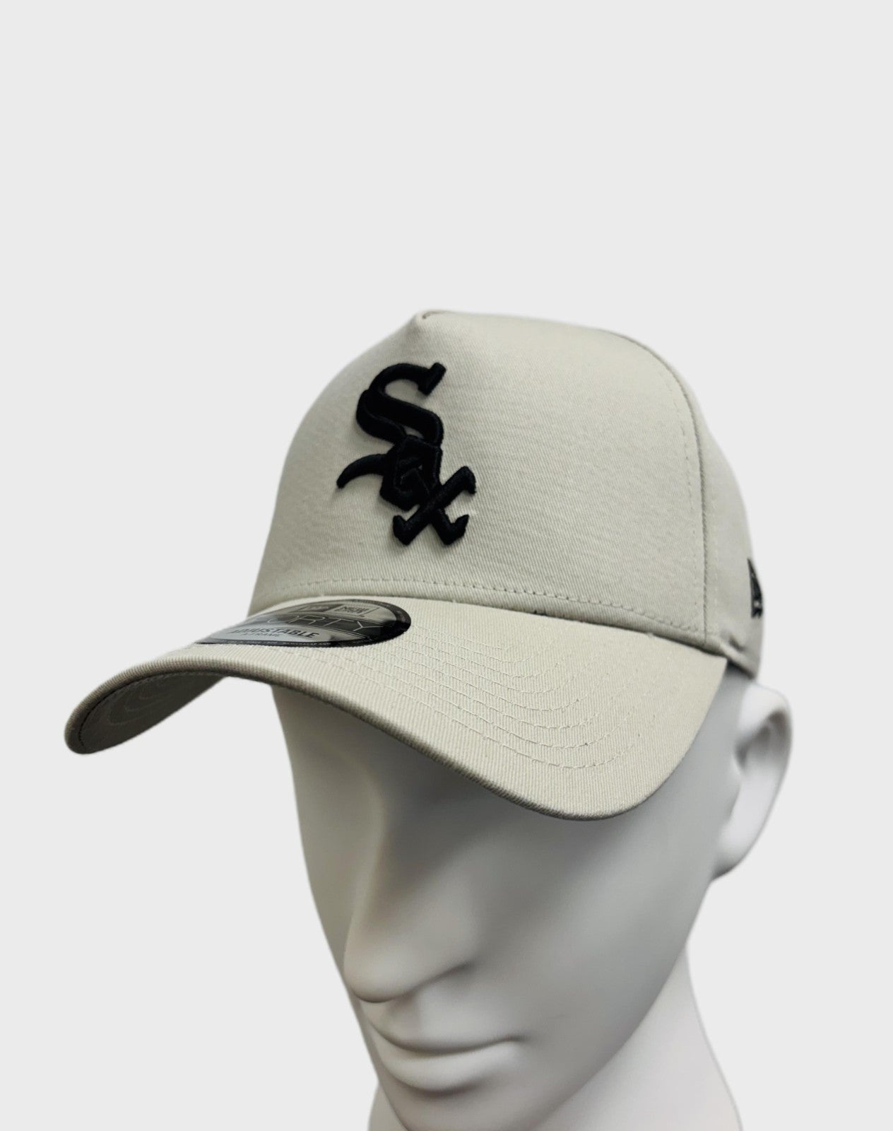 New Era Chicago White Sox 9FORTY A Frame Snapback Cap / Stone Black / RRP £27