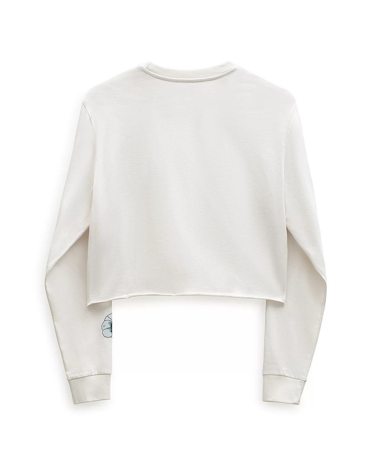 Vans Women's Dewdrop Box Crop Long Sleeve T-Shirt / White / RRP £40