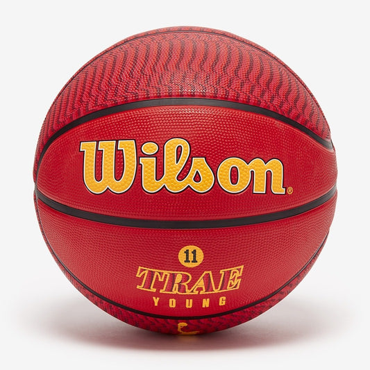 Wilson NBA Player Icon Atlanta Hawks Trae Young Basketball / Red / RRP £22