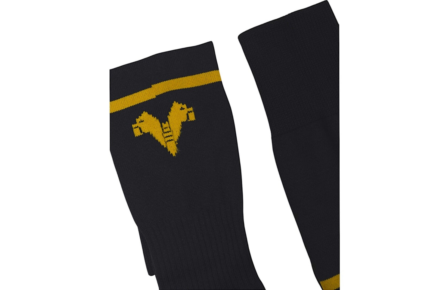 Macron 2018-19 Hella Verona Third Socks  / Mens / Black/Yellow / RRP £12.99