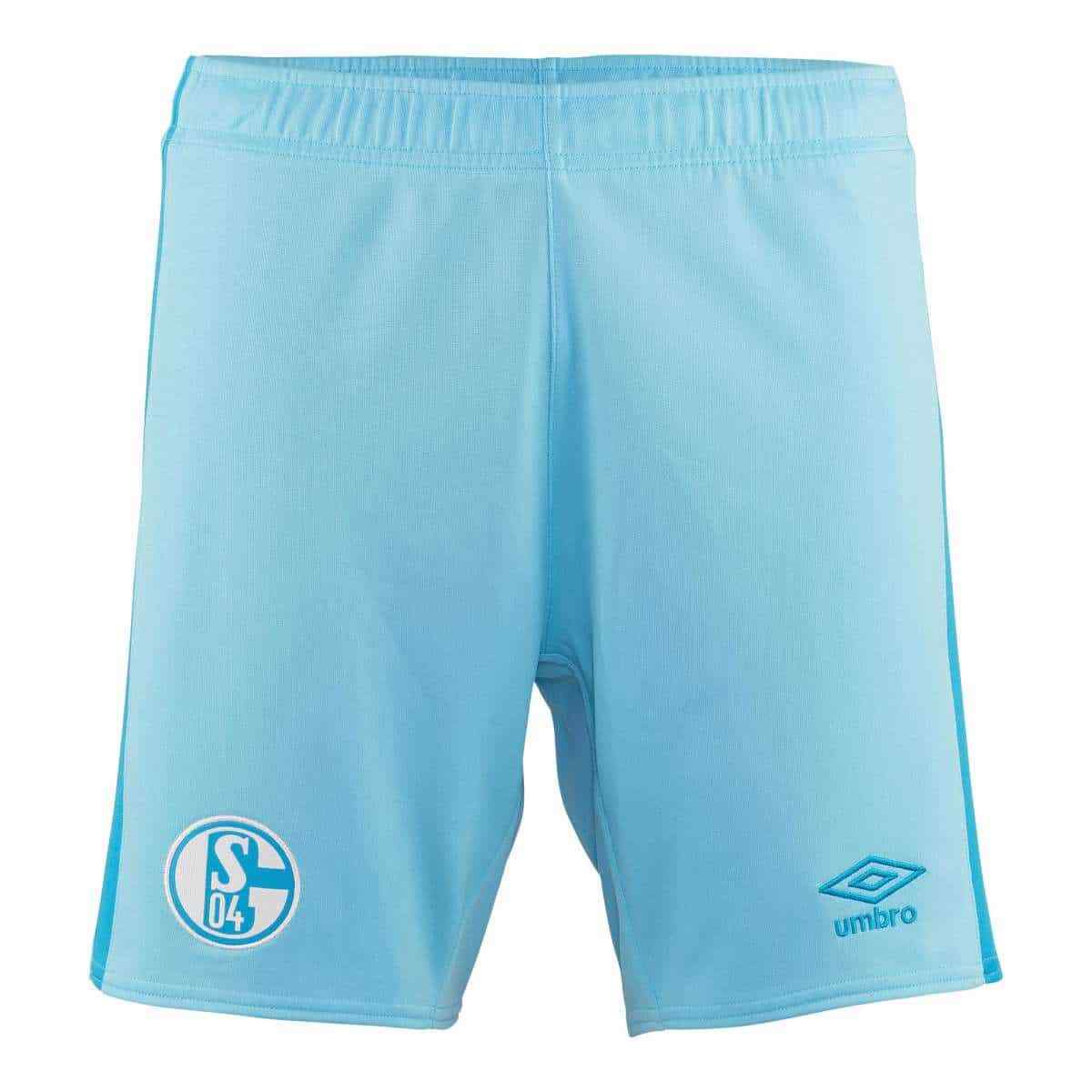Umbro Kids Schalke Football Shorts / Away 2021-22 / Blue / RRP £25