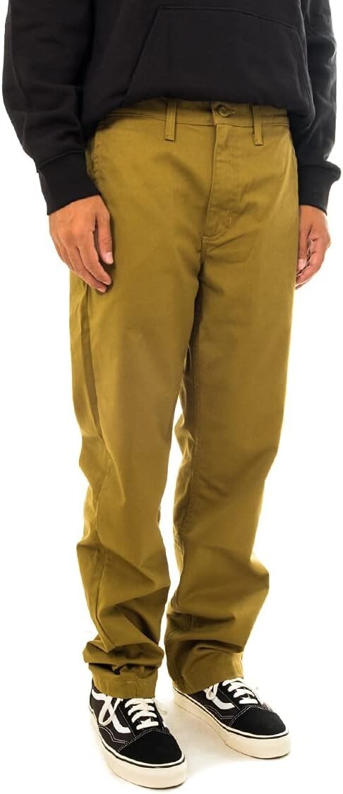 Vans Mens Authentic Relaxed Chino Trouser / Dark Khaki / RRP £59