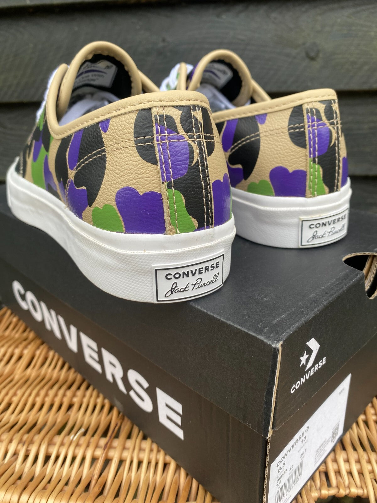 Converse Unisex Jack Purcell Archive Leather Low Trainers / BNIB / RRP £65