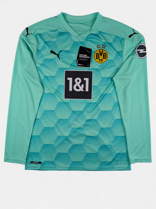 Puma Mens 2020-21 Dortmund GK Football Shirt / BNWT / Green / RRP £65