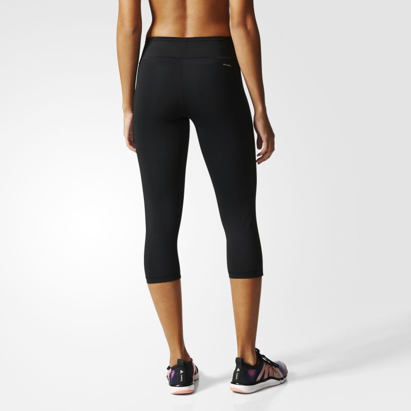 Adidas Women's Climalite Workout Gym Capri Leggings / Black / RRP £45