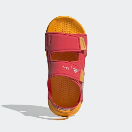 Adidas Kids Mickey Mouse Altaswim Sandals / Red Orange / RRP £25