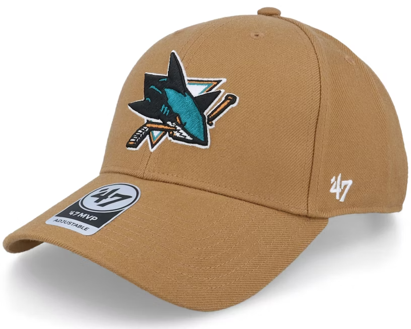 47 Mvp Unisex Cap / San Jose Sharks / Camel / BNWT / RRP £