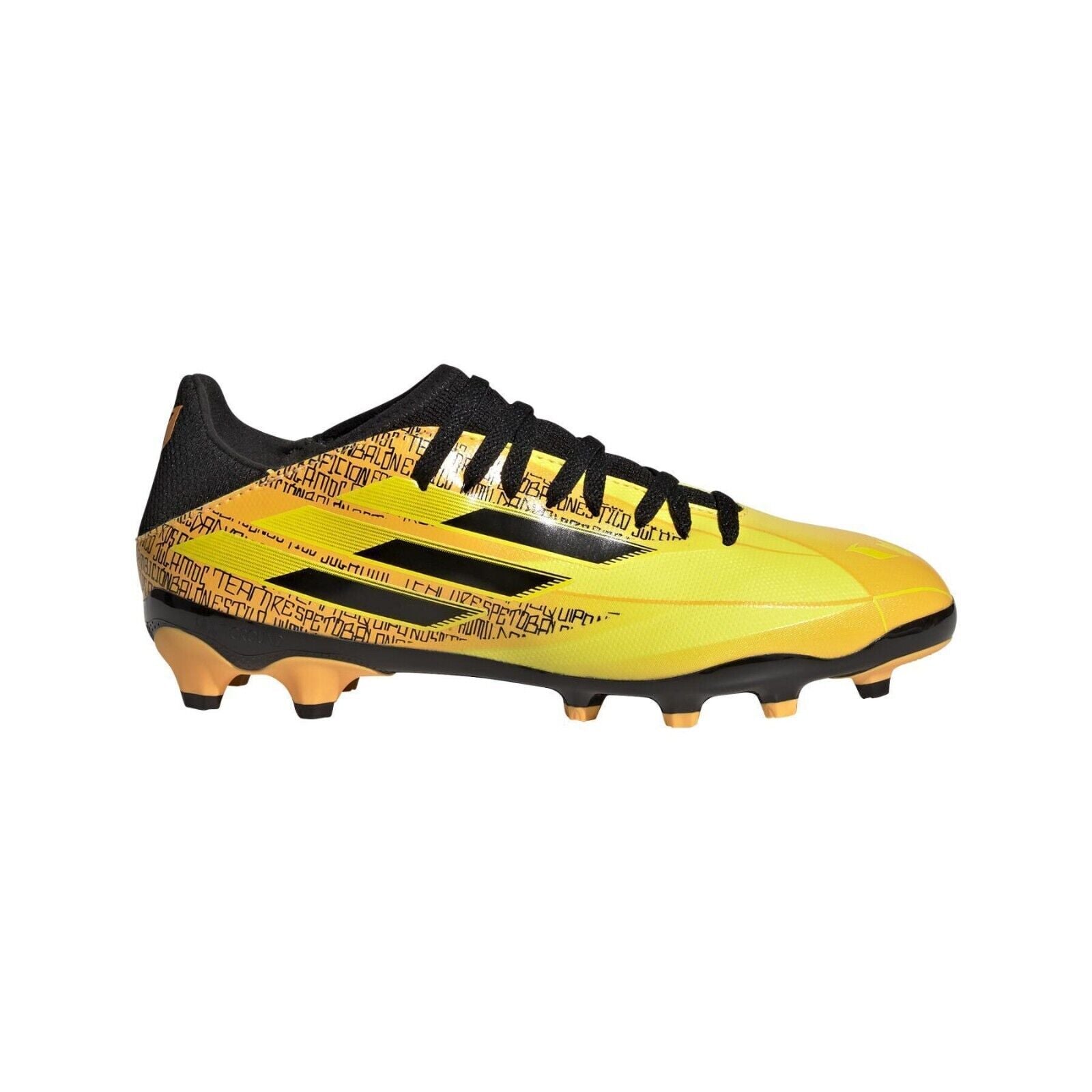 Adidas Kids X Speedflow Messi.3 Mg Football Boots / Gold Black / RRP £55
