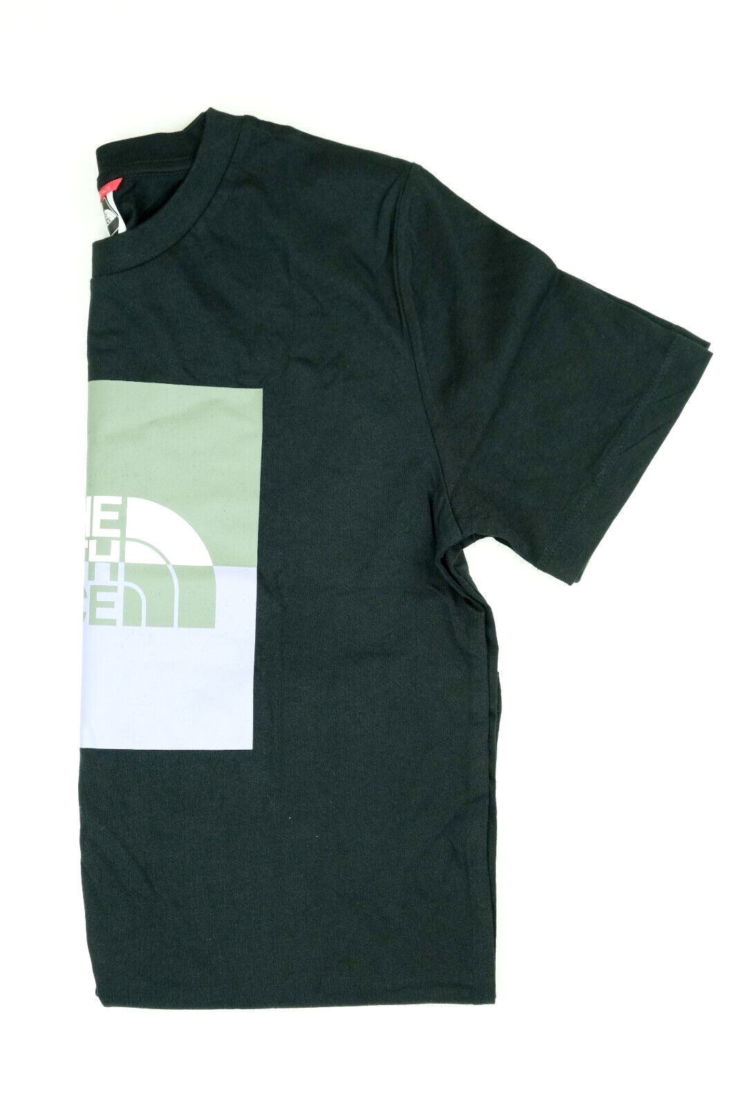 The North Face Kids SS Half Dome T-Shirt / Black Green White / RRP £20
