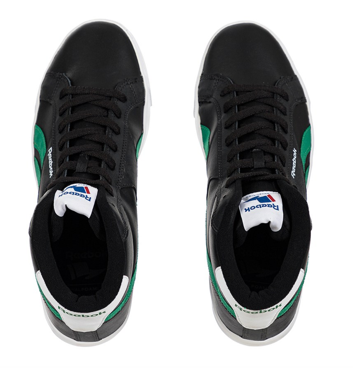 Reebok Mens Royal Complete Mid Trainers / BNIB / Black