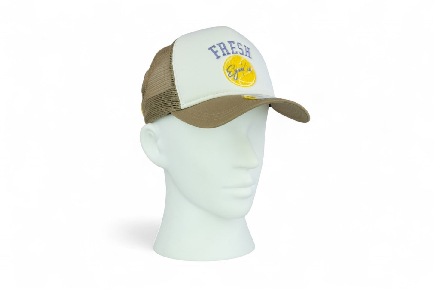 Fresh Ego Kid Trucker Cap / Tan White / RRP £35