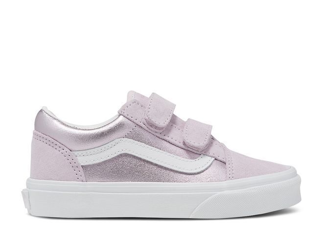 Vans Kids Old Skool 2 Strap Trainers / Metallic Lavander / RRP £50