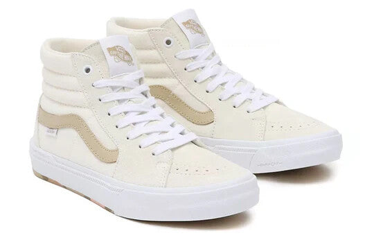 Vans Unisex Angie Marino Bmx Sk8-Hi Trainers / White Beige / RRP £95