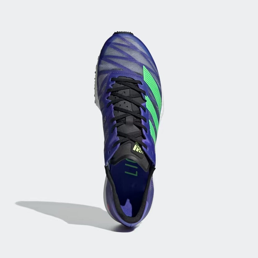 Adidas Mens Adizero Takumi Sen 7 Running Trainers / Blue Green / RRP £120