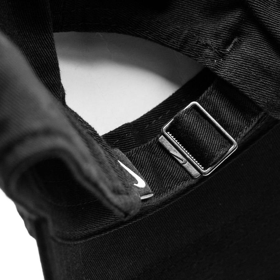 Nike Adult Heritage 86 Essential Swoosh Baseball Cap / Black / RRP £24