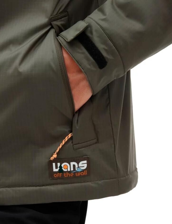 Vans Mens Coastal Mte-1 Jacket / Green Black / RRP £165