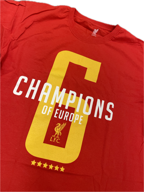 Liverpool Men's Champions of Europe T-shirt / BNWT / RRP £20