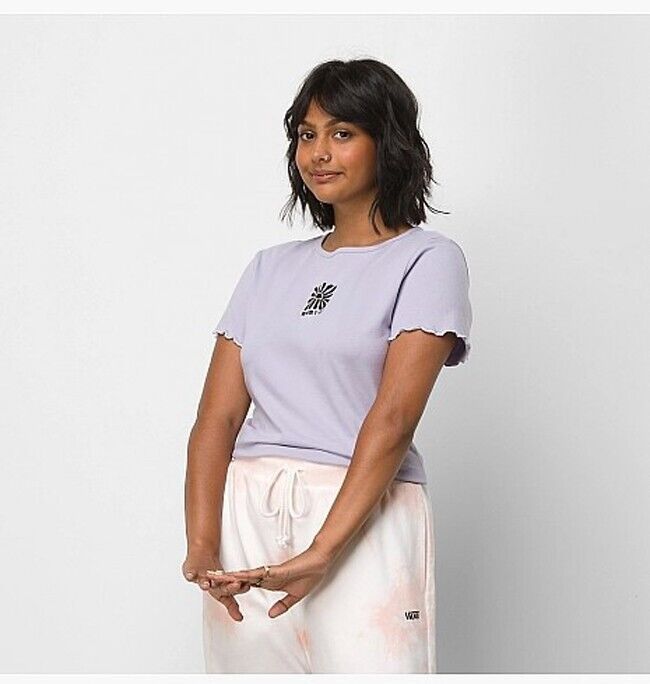 Vans Womens Divine Energy High Tide T-Shirt / Languid Lavender / RRP £30