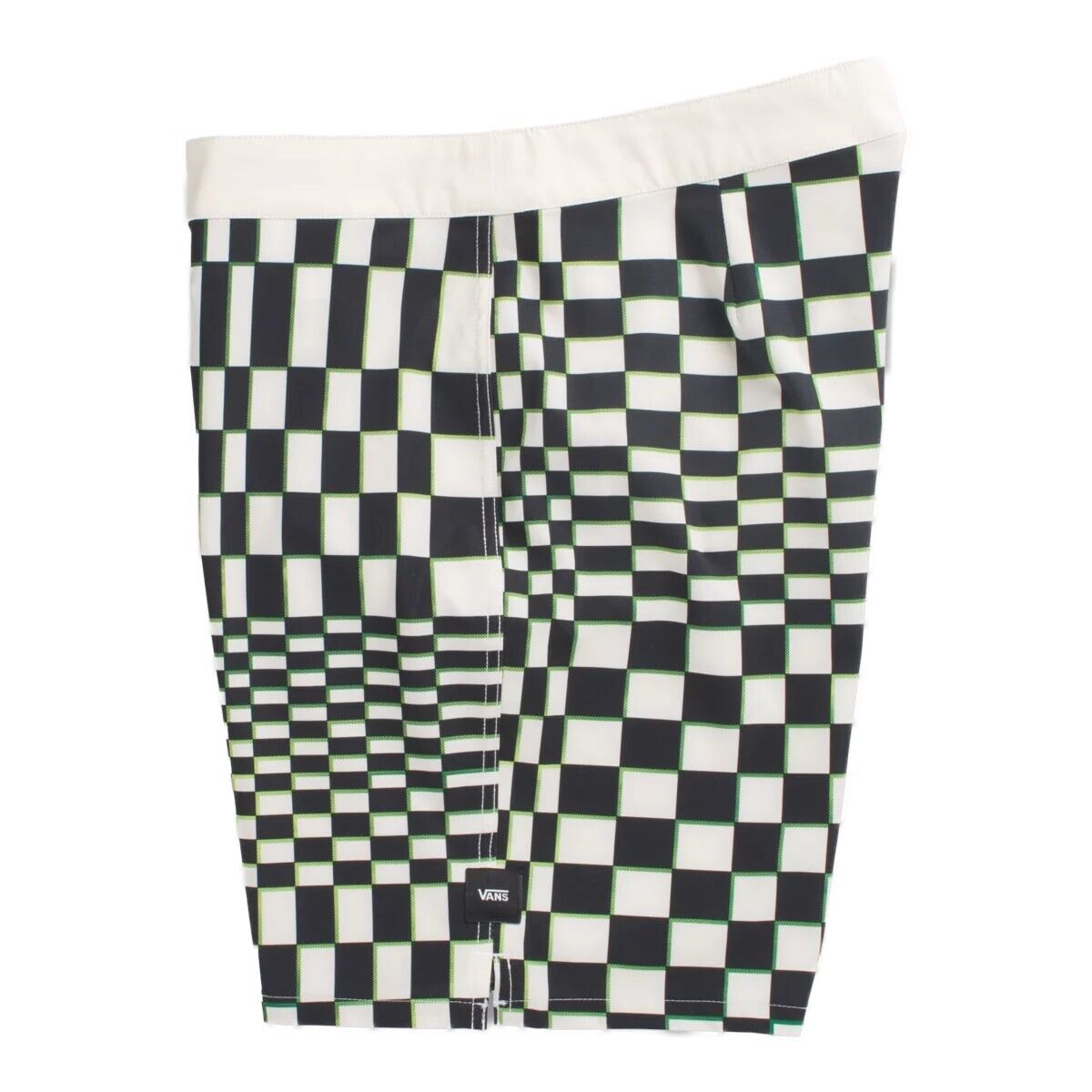 Vans Mens Skewed Checkerboard Boardshort / Antique White / RRP £52