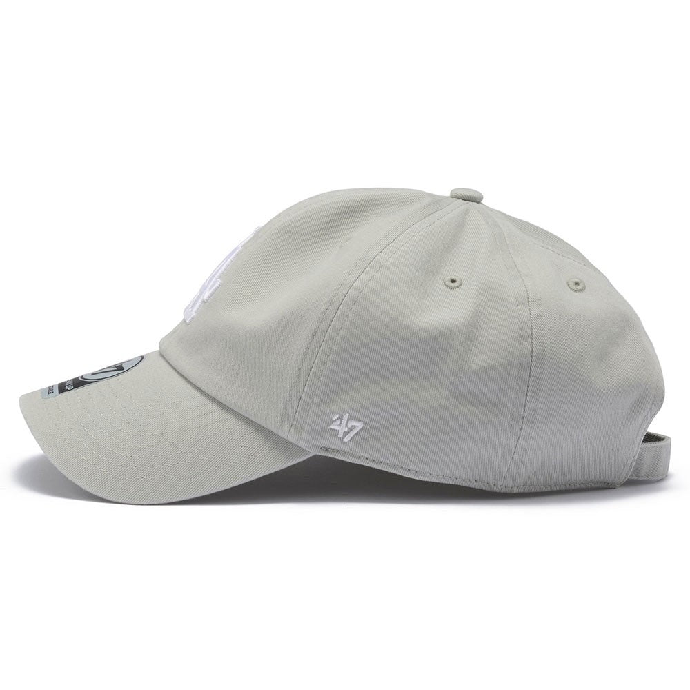 47 Brand Los Angeles Dodgers Relaxed Clean Up Dad Cap / Grey White / RRP £33