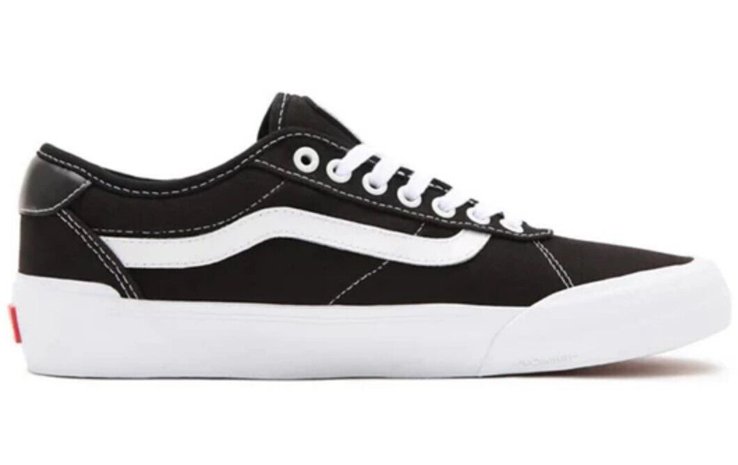Vans Mens Canvas Chima 2 Shoes / Black, White / RRP £65