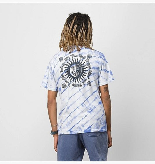Vans Mens Trippy Thoughts Tie Dye T-Shirt / Ballad Blue / RRP £35