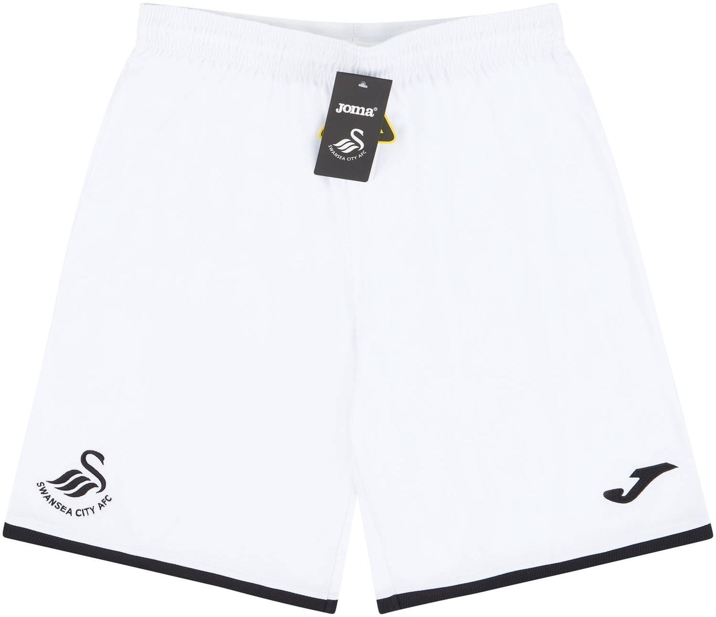 Joma Kids 2020-21 Swansea Home Change Shorts / White / RRP £17.99
