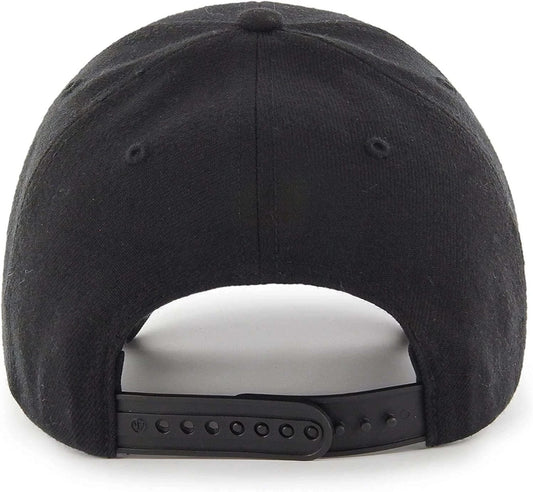 47 Brand MVP Snapback NY New York Yankees Cap - Black / White